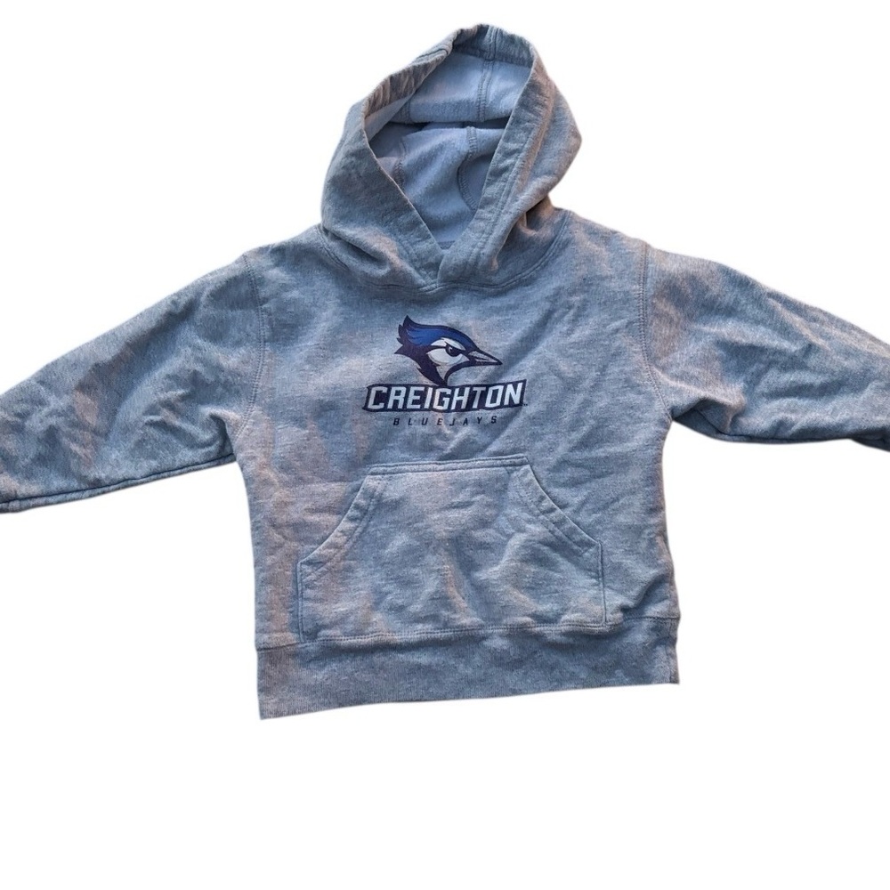 College Kids Gray Creighton Bluejays Hoodie with Logo